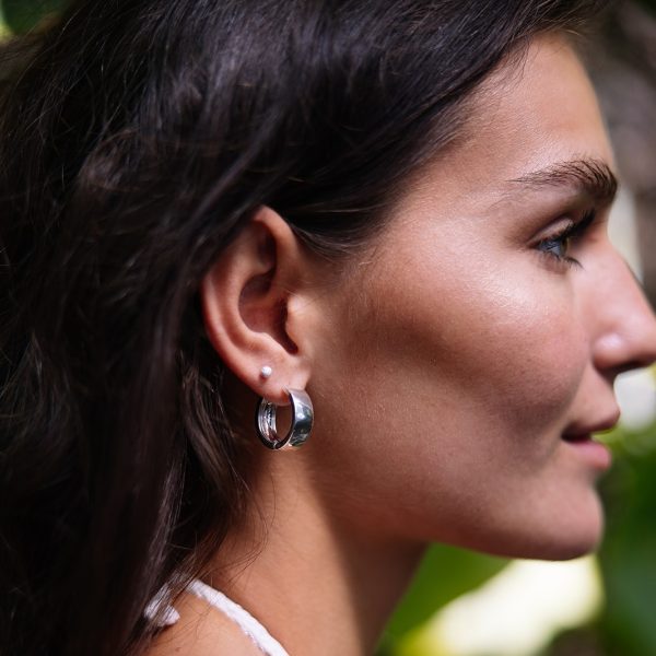 Joy Hoops in silver