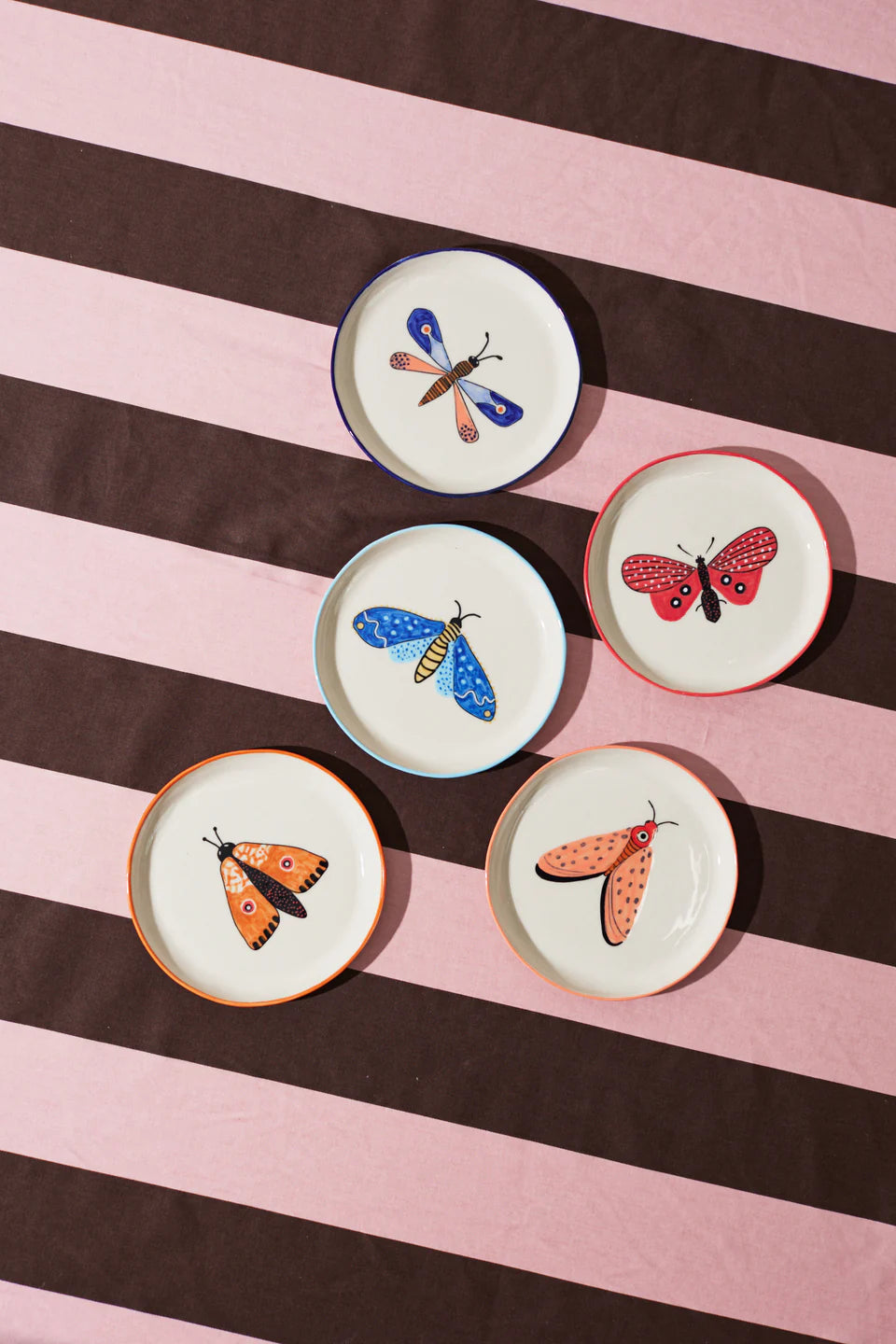 Moth Party Tray - Orange