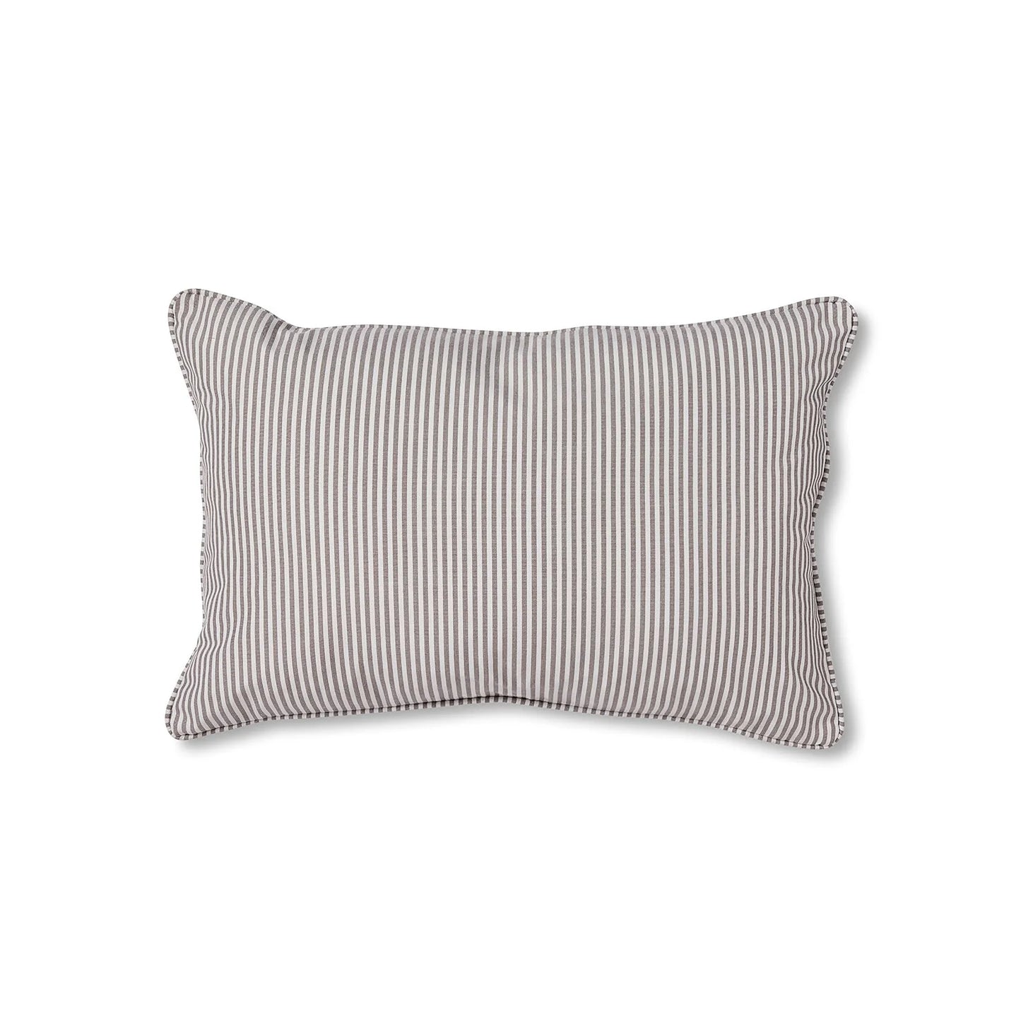 Grey Stripe Lumber Cushion