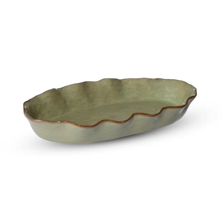 Marseille Green Oval Dish