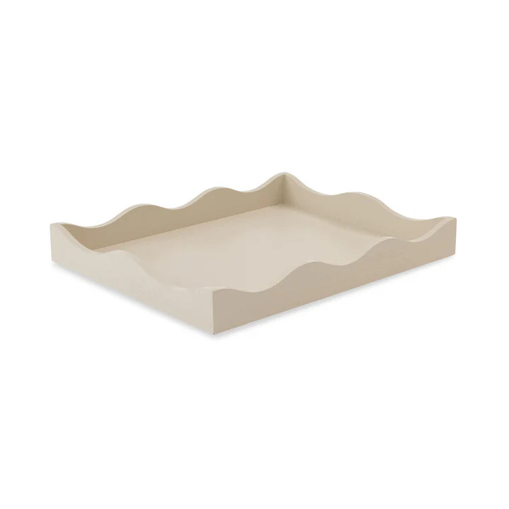Carey Cream Wooden Tray