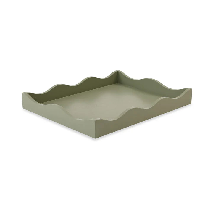 Carey Sage Wooden Tray