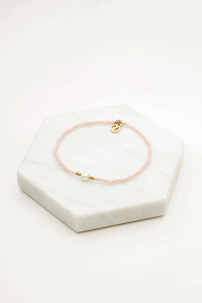 Emma Bracelet - Dusky rose