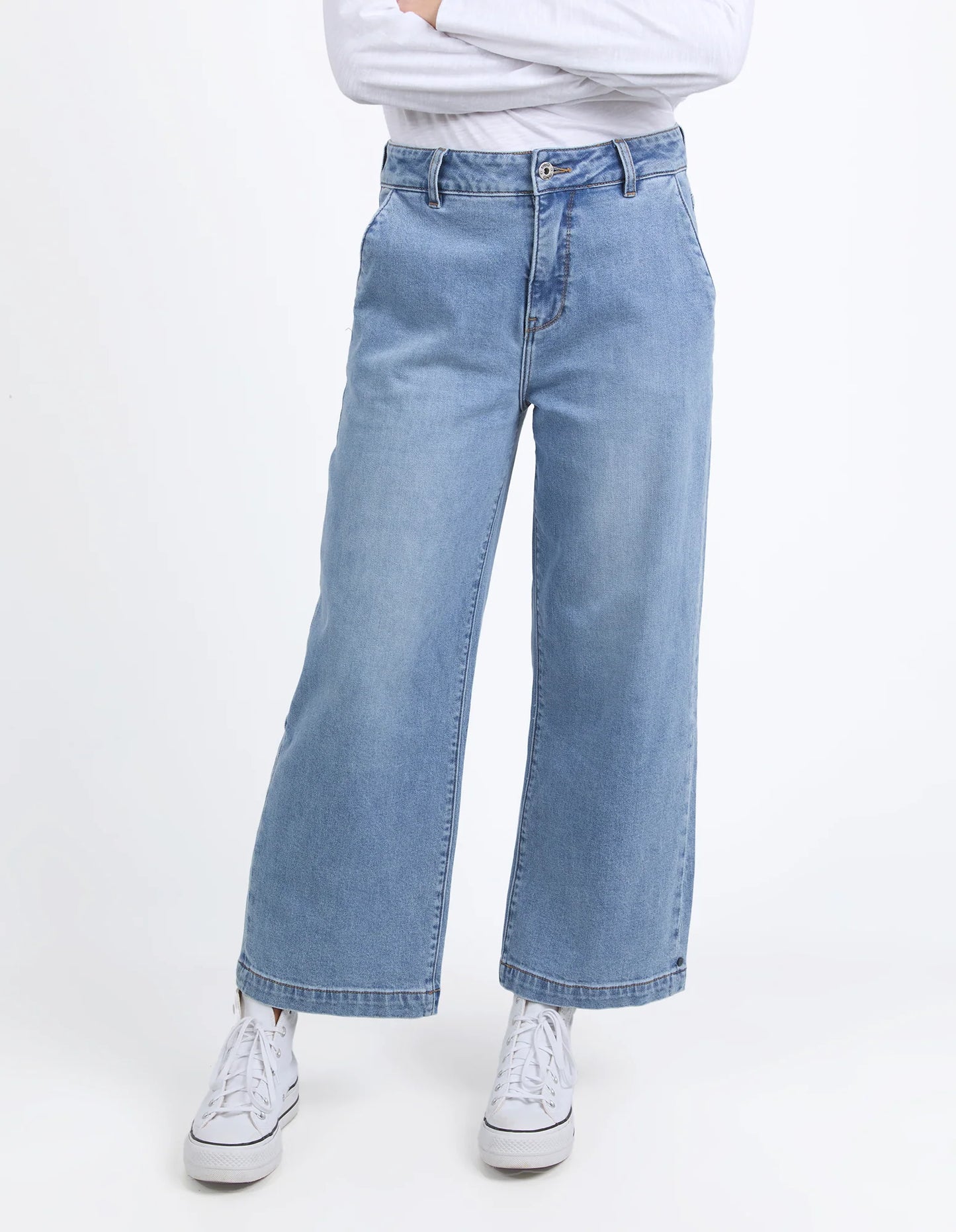 ELM Izzy Wide Leg Jean - Vintage Blue