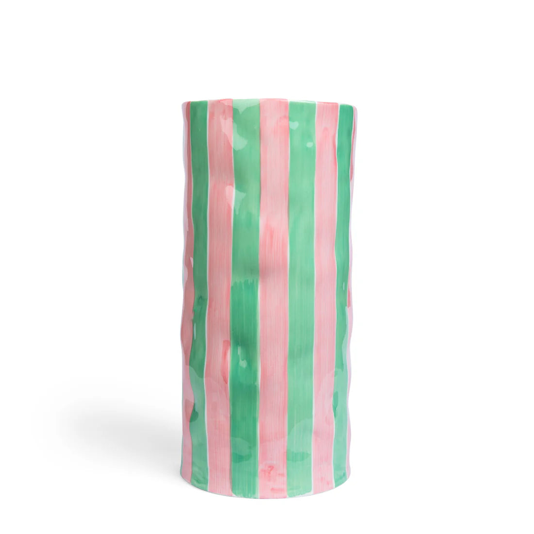 Large Vase - Pink & Mint Green