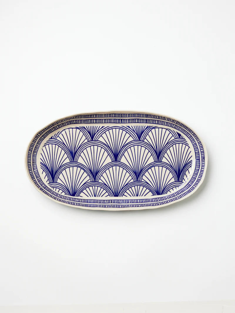 Caravan Platter Indigo LGE
