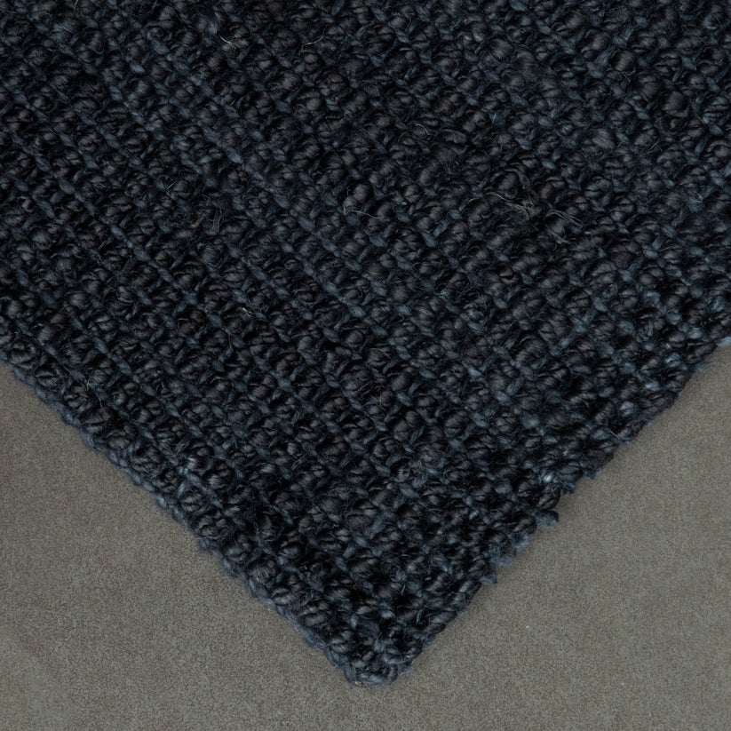 Graphite Jute Rug