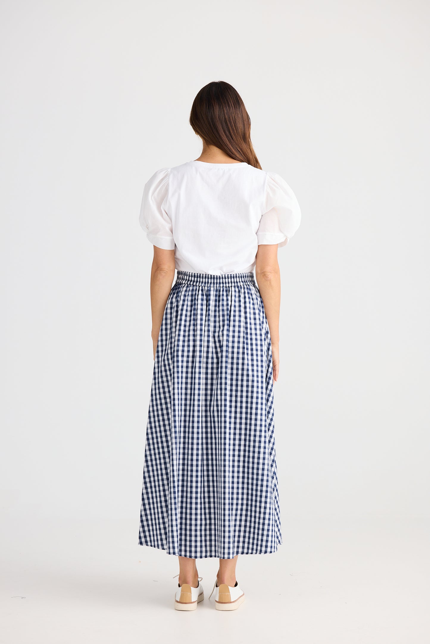 Lucy skirt - Navy Gingham