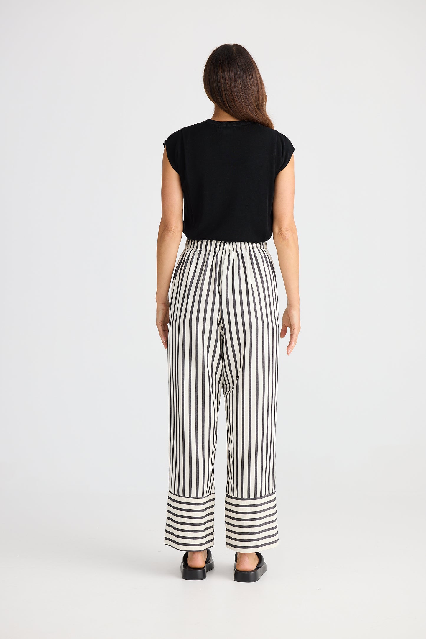 Portia pant - Black Stripe