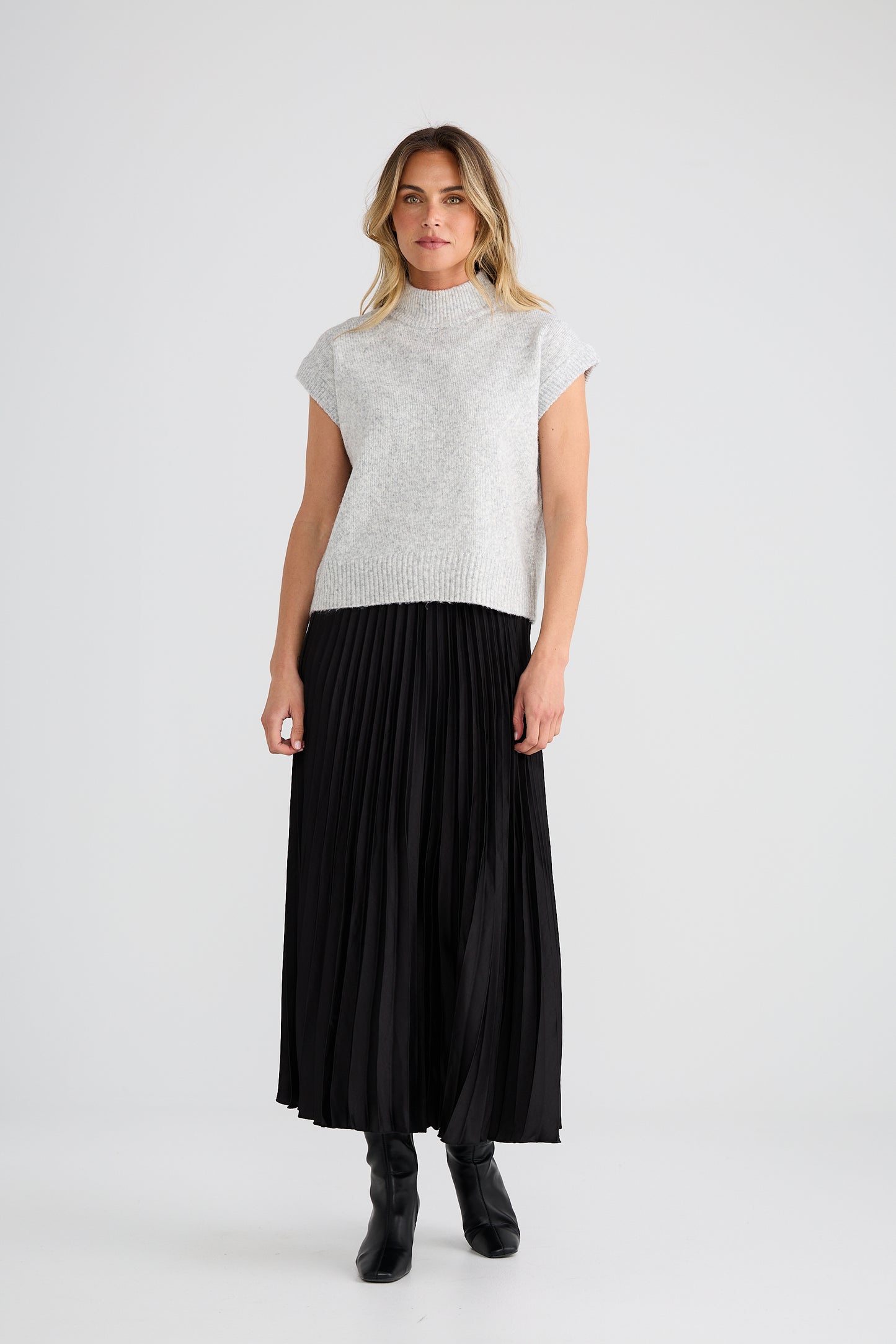 Skyla Knit - Grey Marle