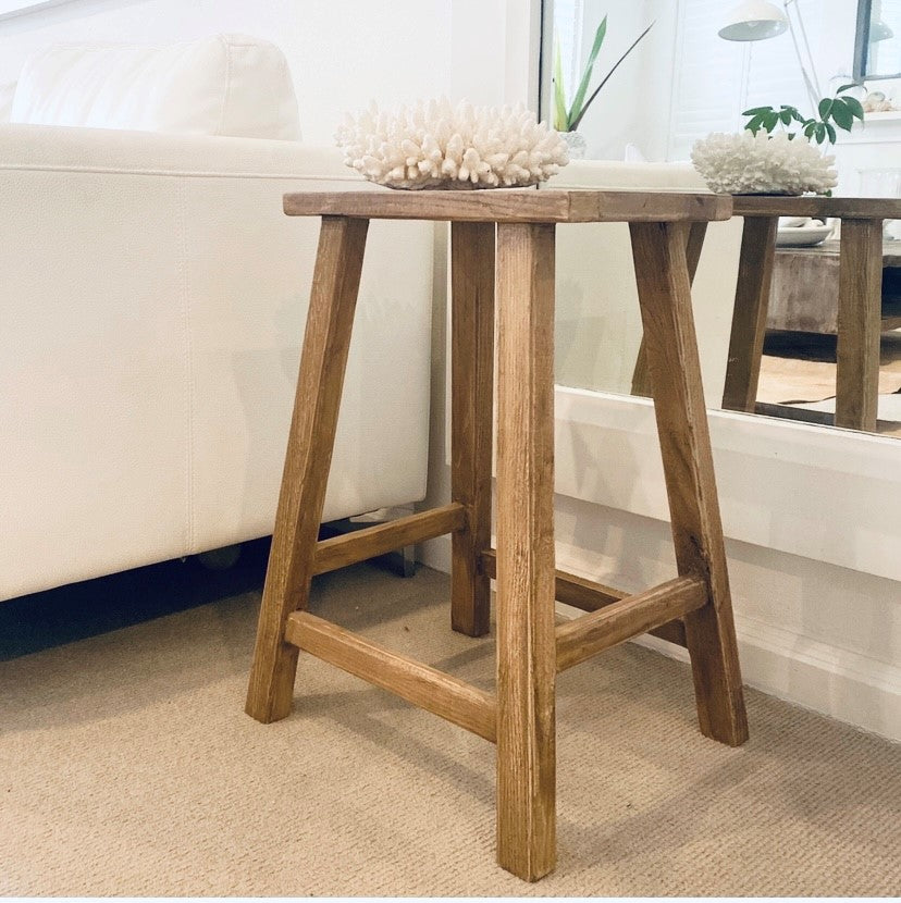Elm Bedside Stool