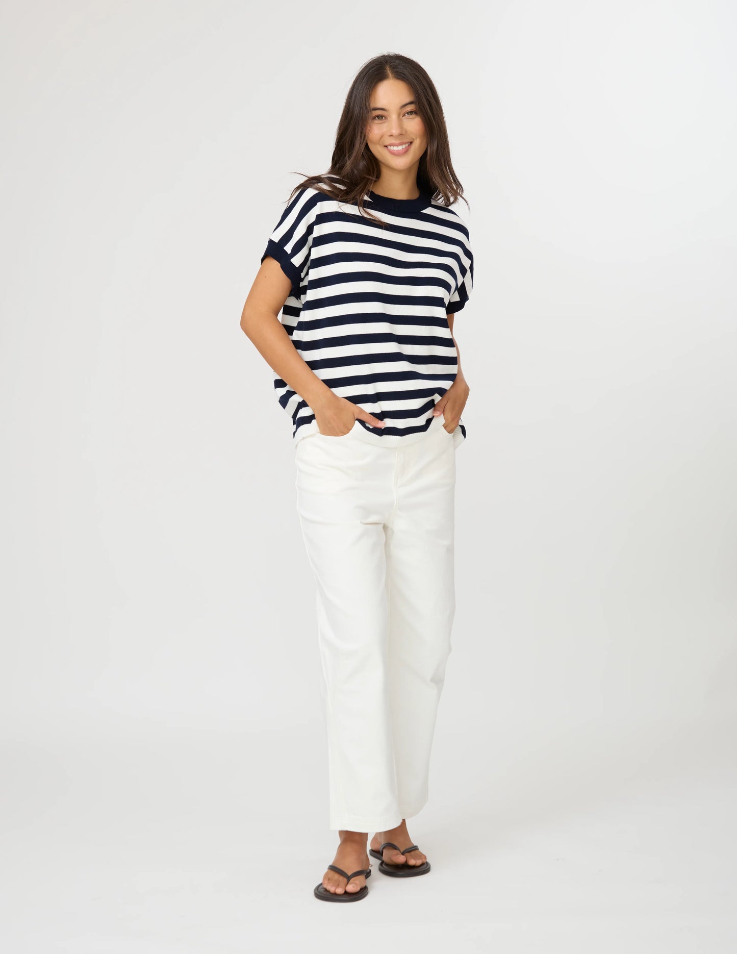 STELLA + GEMMA Gwen Tee - Midnight Stripe