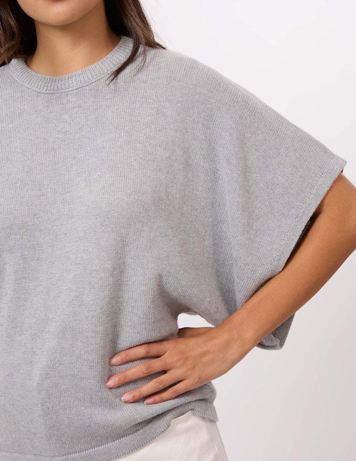 Gracie Knit _ Grey Marle