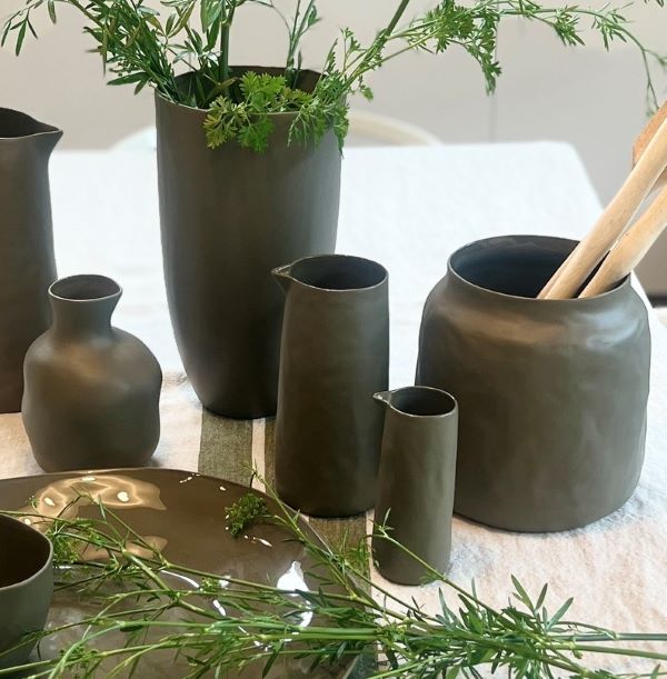 Med Flax jug - Khaki
