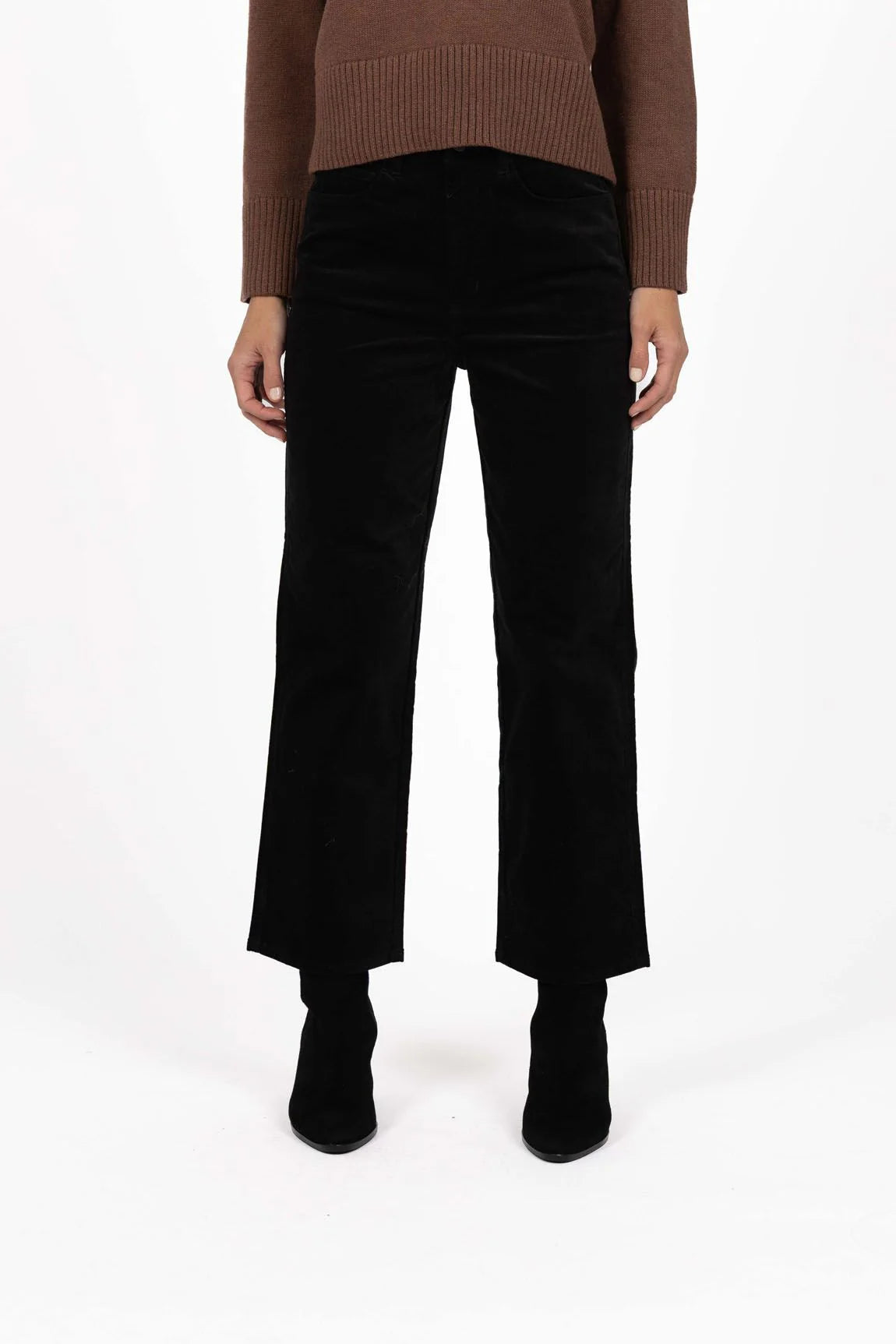 Va Va Velour Pant - Navy