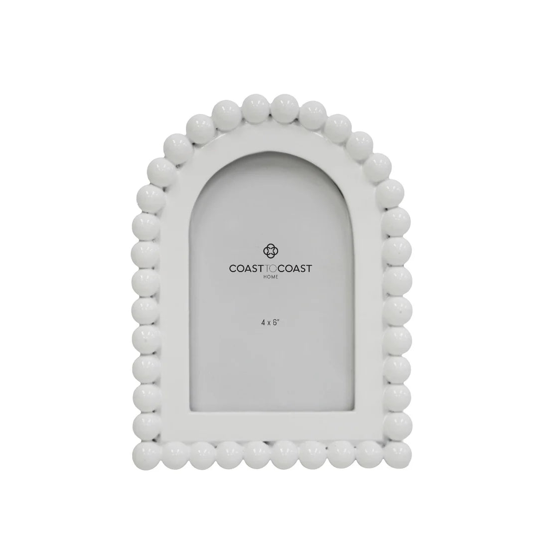 Bianco Resin 4x6 Frame 14.5x20cm White