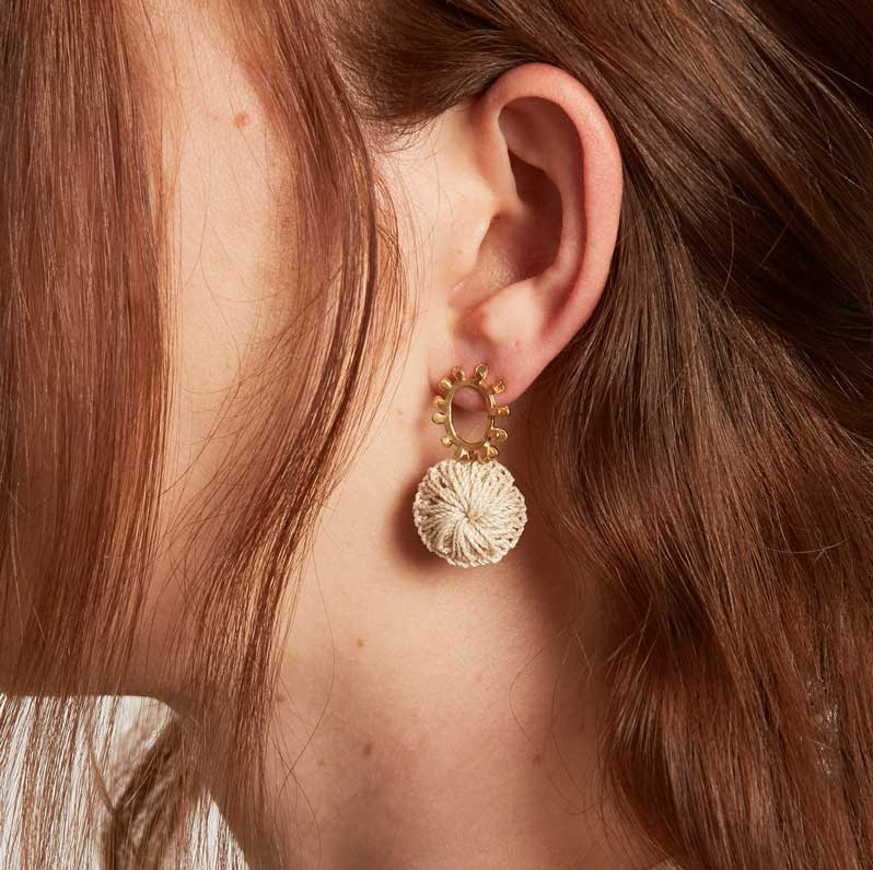Astrolabe Earings - Gold