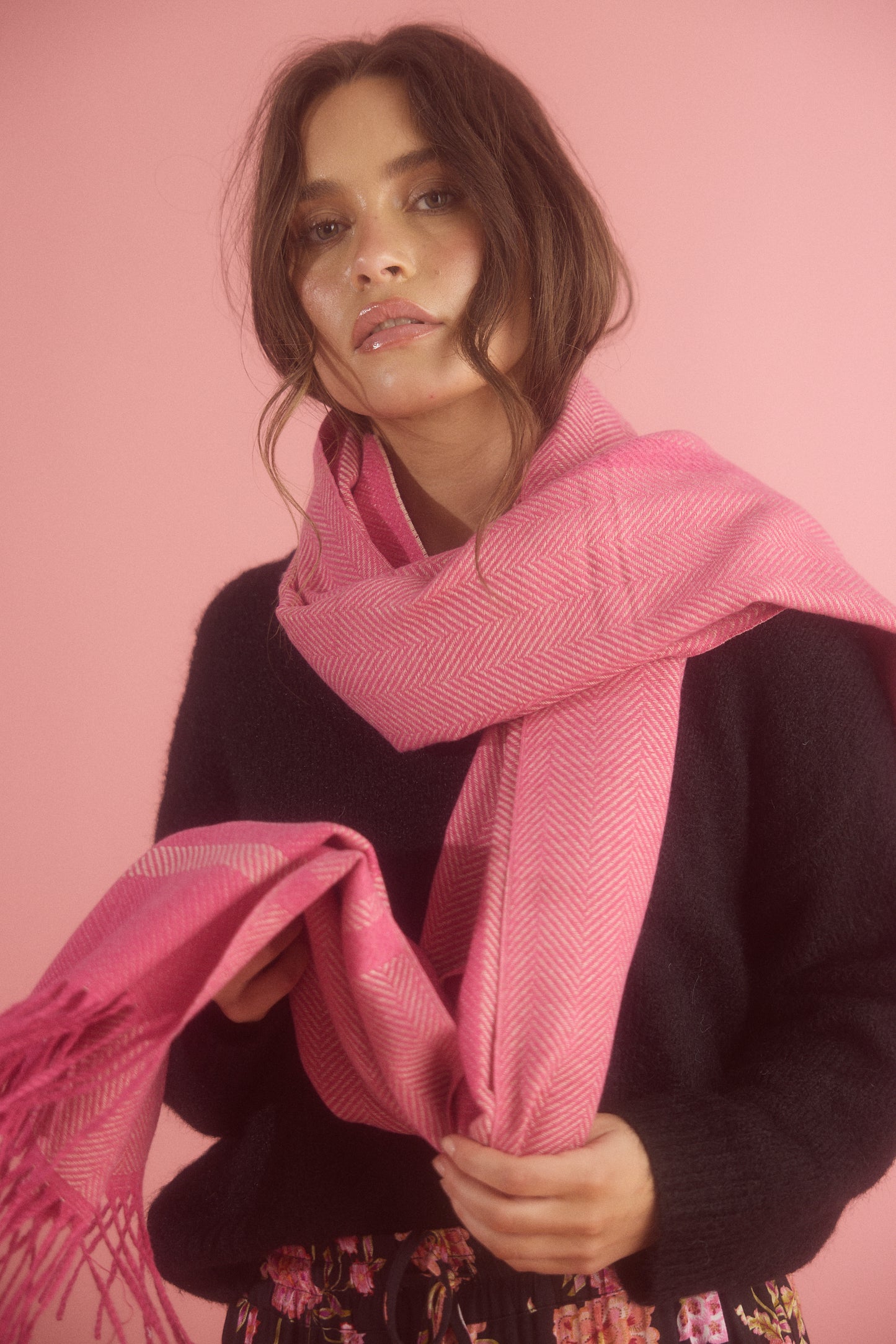 Cally Scarf - Pink