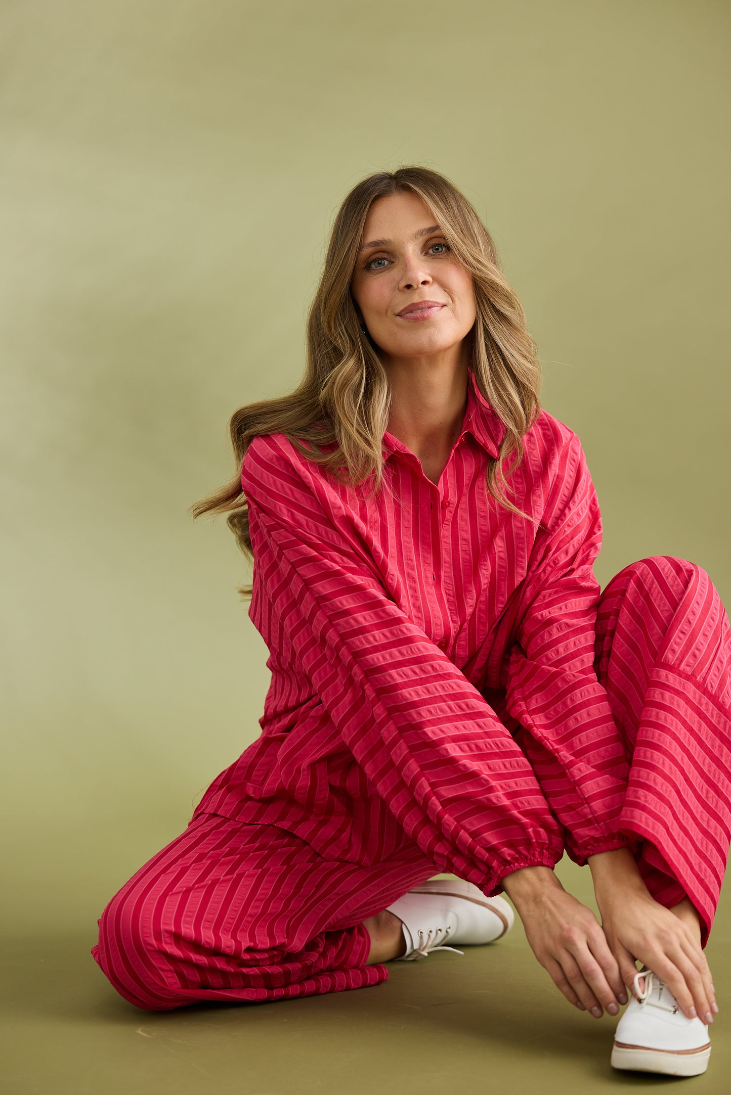 Hibiscus Stripe Pants