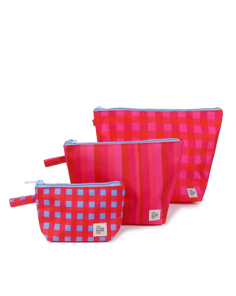 Handy Pouch Trio - Cherry Pie