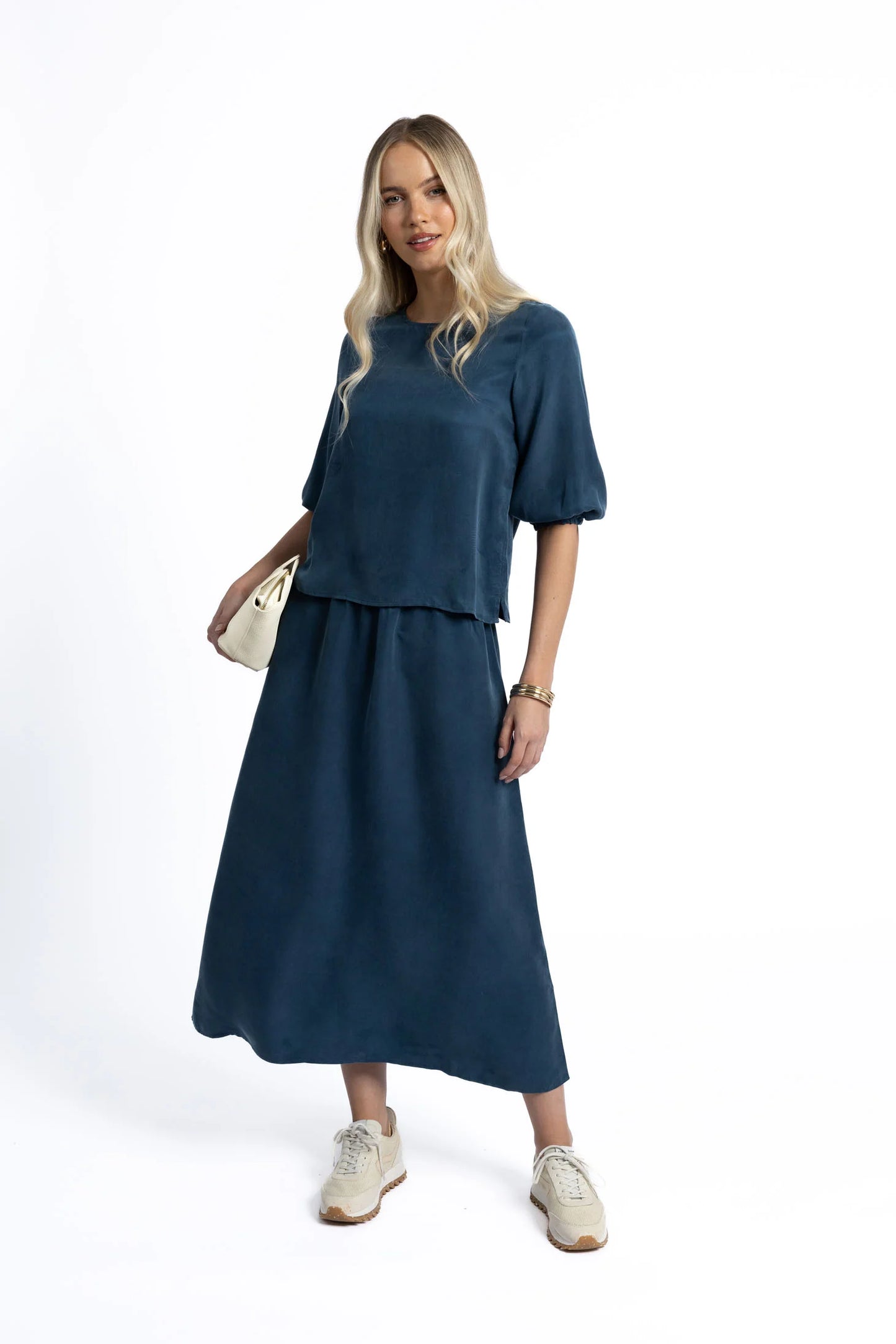 Ivy Blouse - Navy