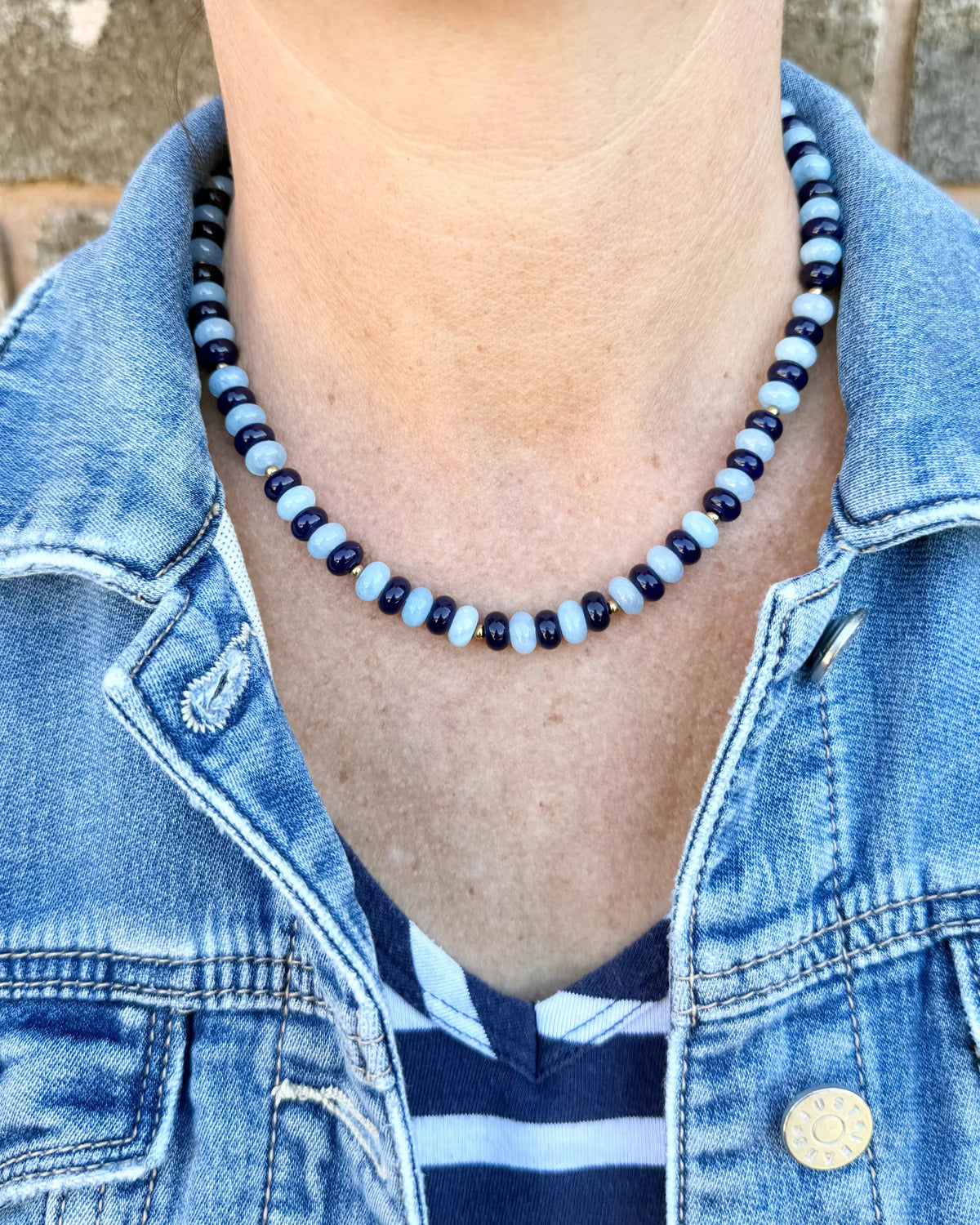 Happy Days Necklaces in Blues