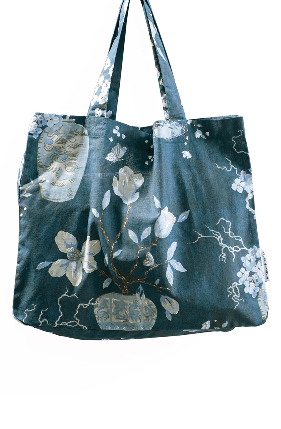 Ikebana Sand Teal tote