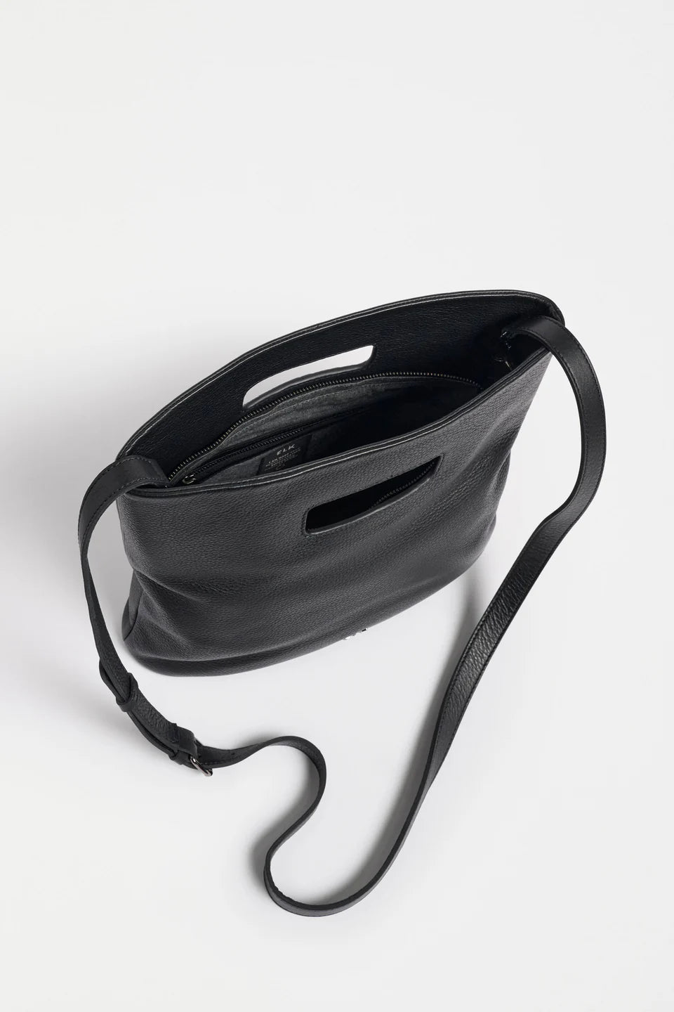 Vio Leather Tote - Black