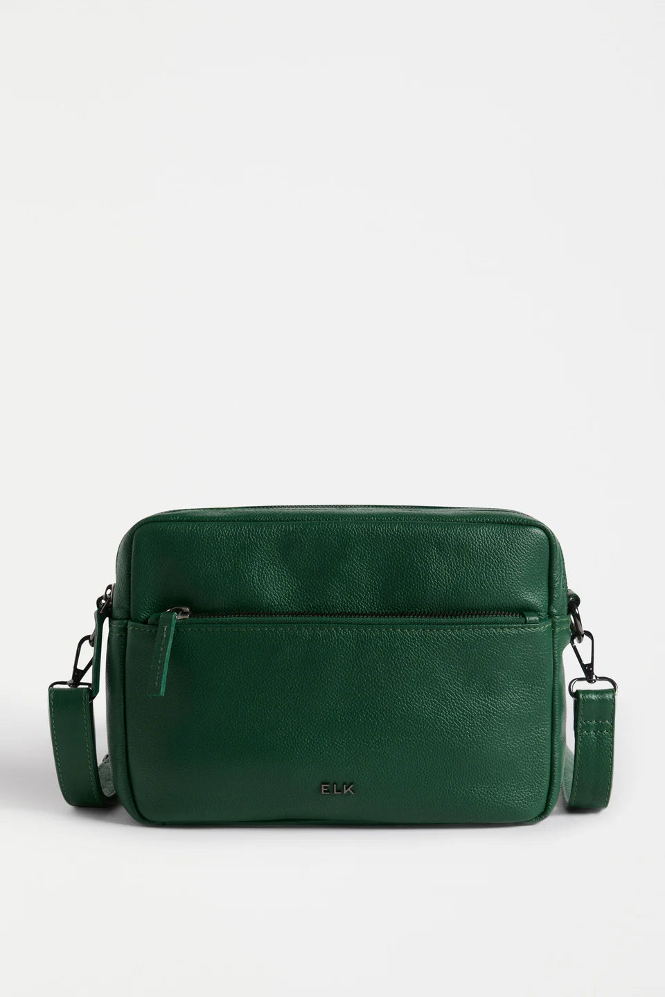 Olvi Leather crossbody - Milan green
