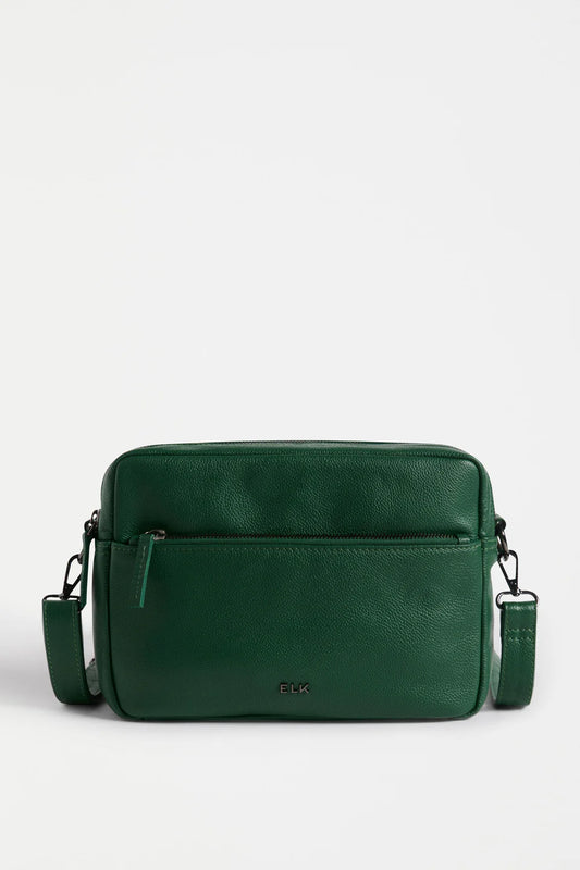 Olvi Leather crossbody - Milan green