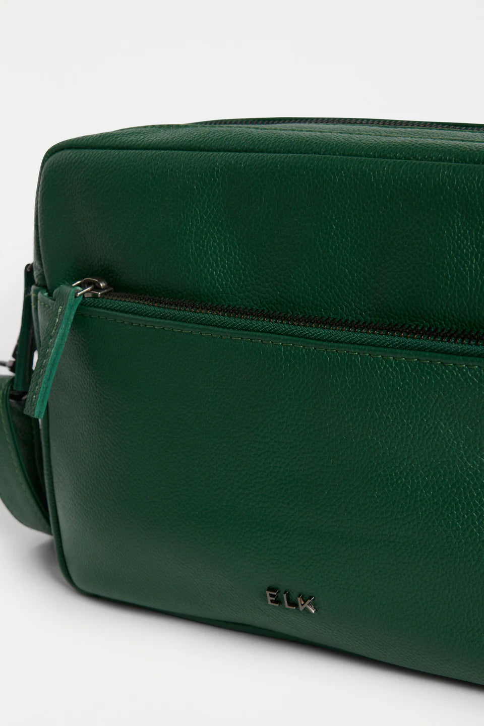 Olvi Leather crossbody - Milan green