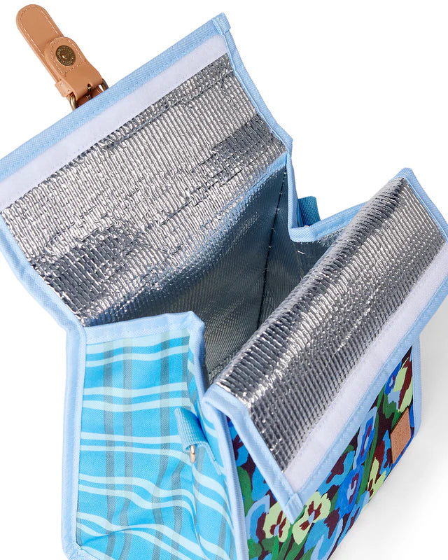 Lunch satchel - Pansy patch