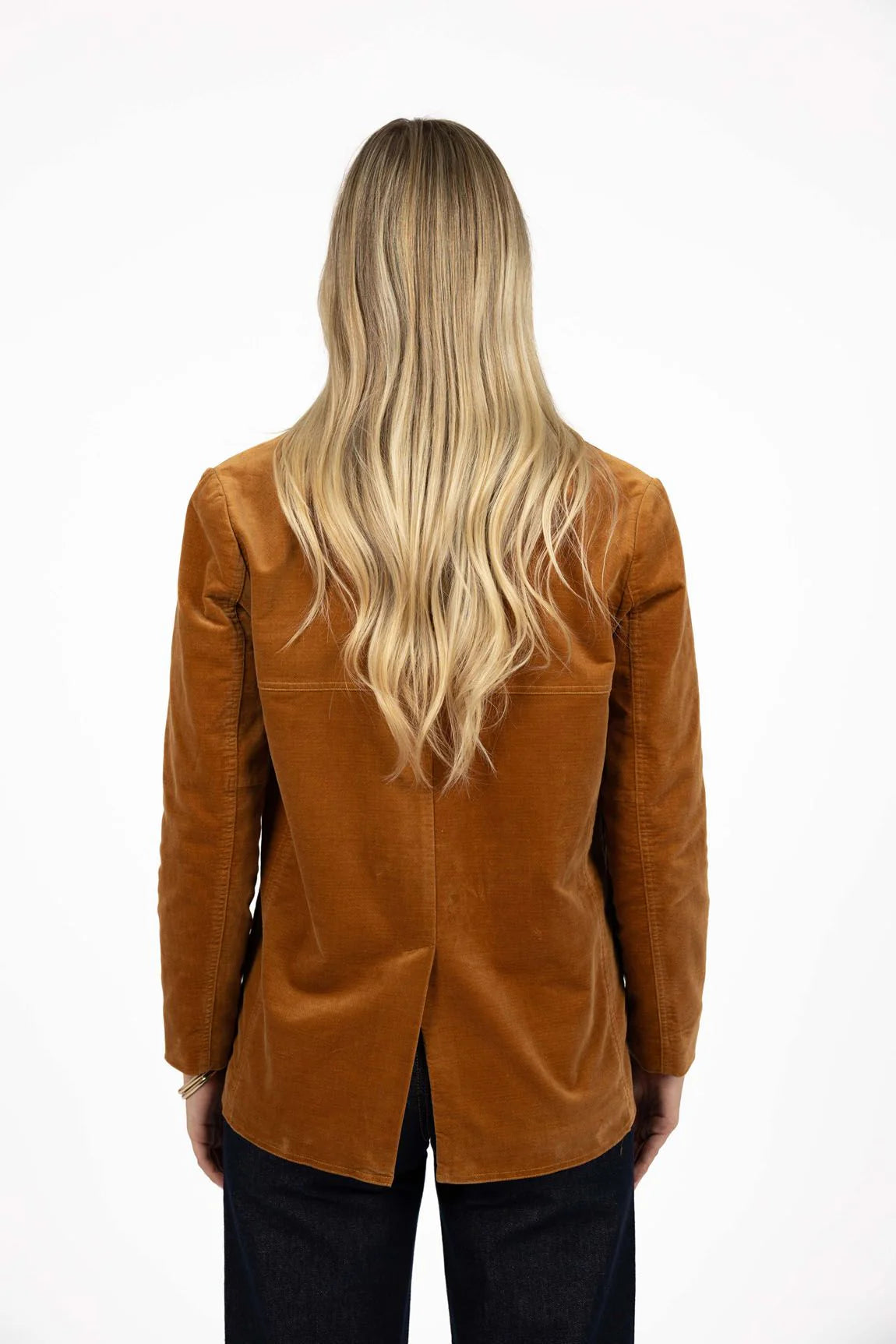 Va Va Velour Coat - Camel