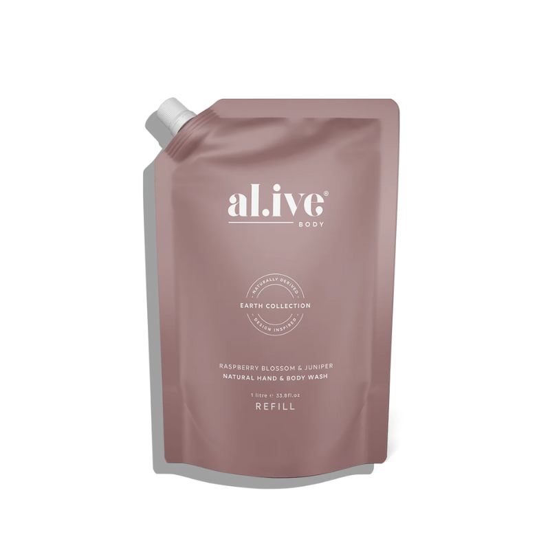 al.ive 1 Litre Wash Refill - Raspberry Blossom & Juniper
