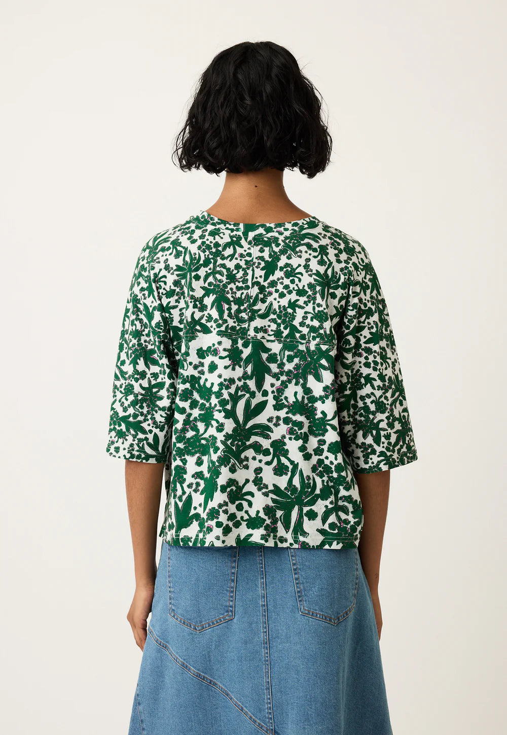 Tasmin boxy tee - Parsley