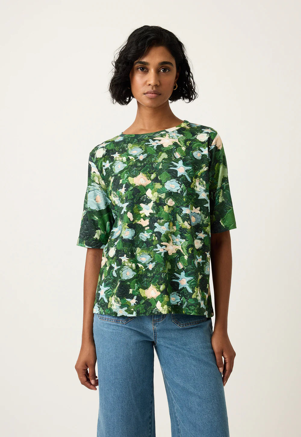 Tasmin boxy tee - Parsley