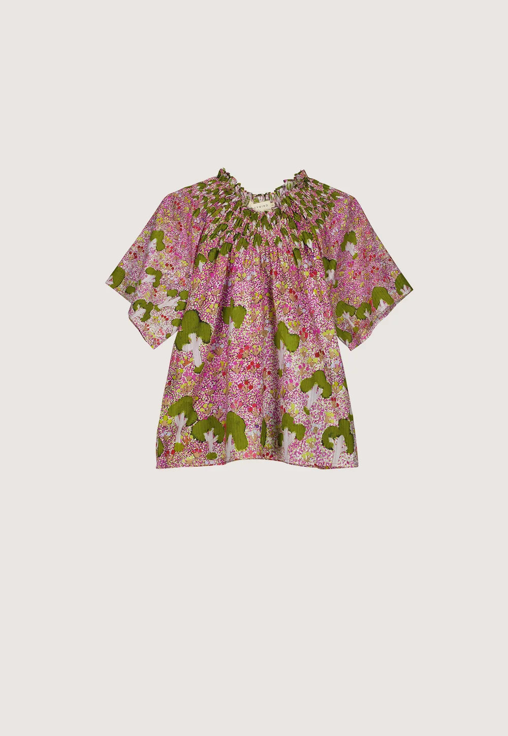 NANCYBIRD | Meadows Frill Neck Top - View of Country