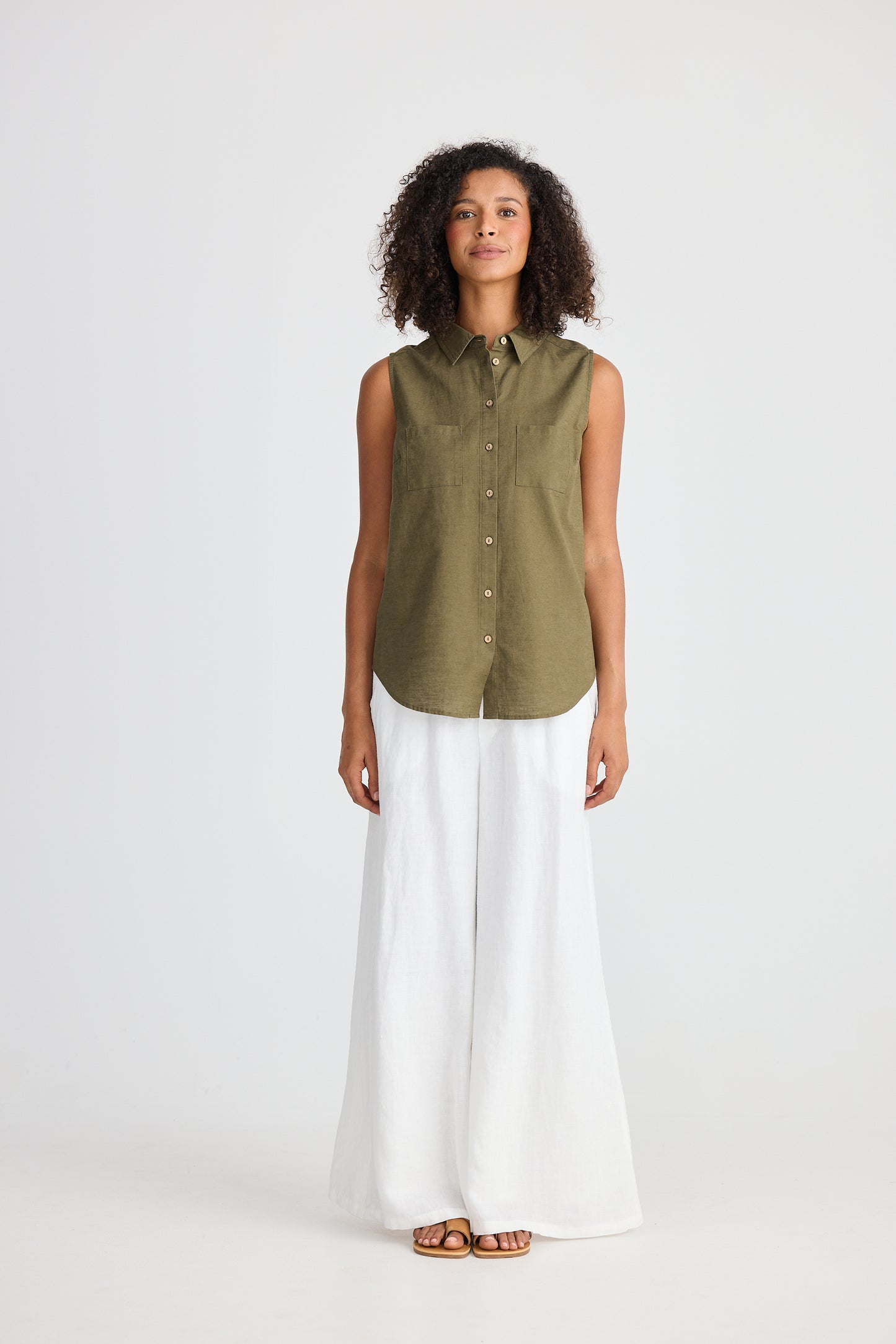Bazzar Top - Khaki