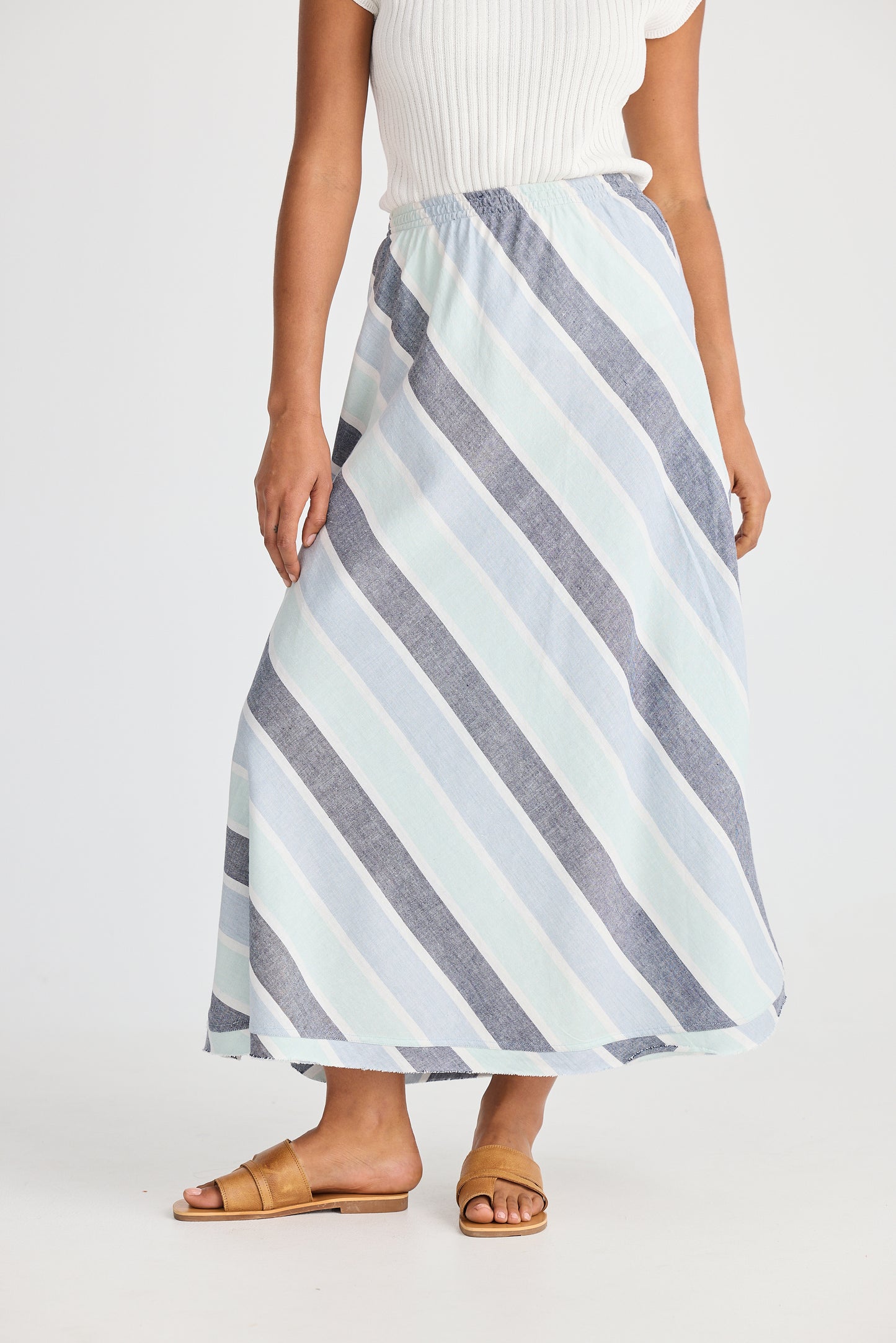 Sicily Skirt - Tulip Stripe