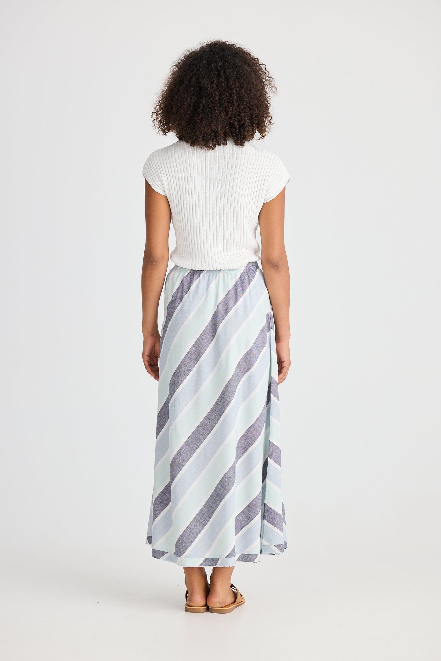 Sicily Skirt - Tulip Stripe
