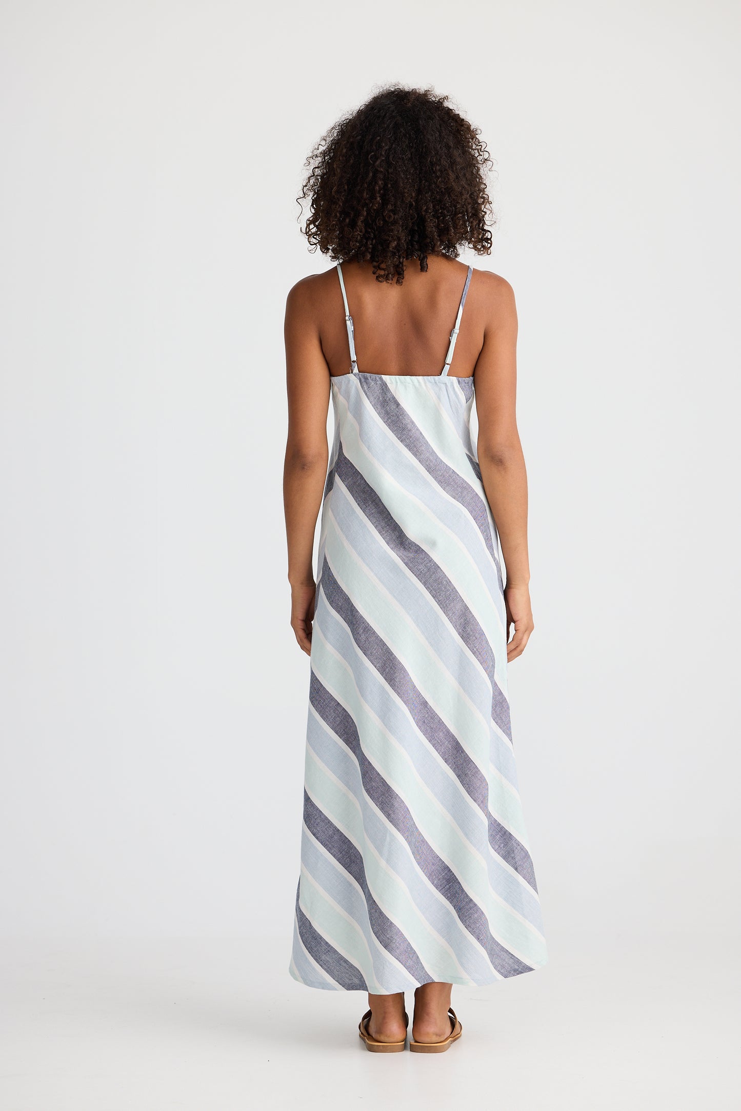 Claro Maxi Dress - Tulip stripe