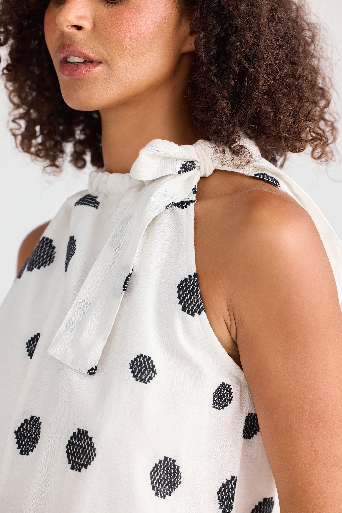 Lucia Top - Woven Spot