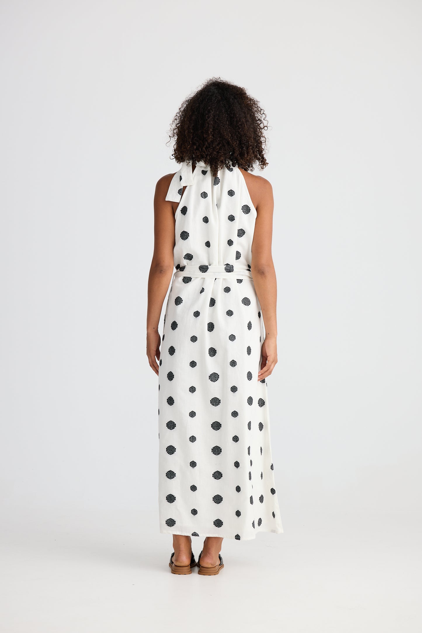 Lucia Dress - Woven Spot