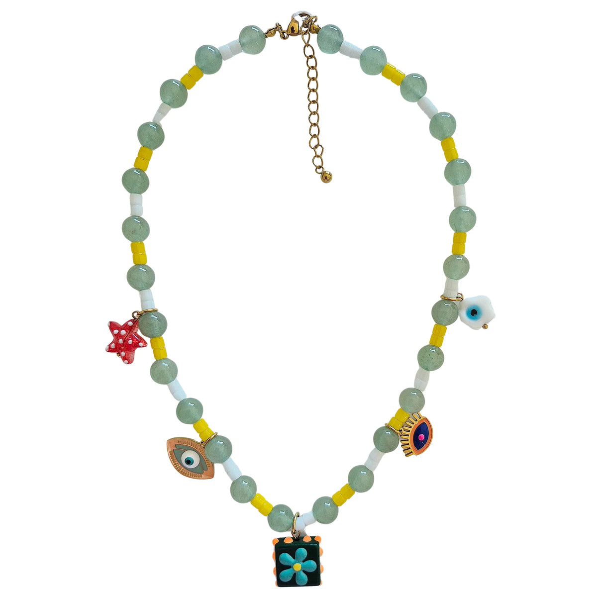 Beaded Charm Necklace