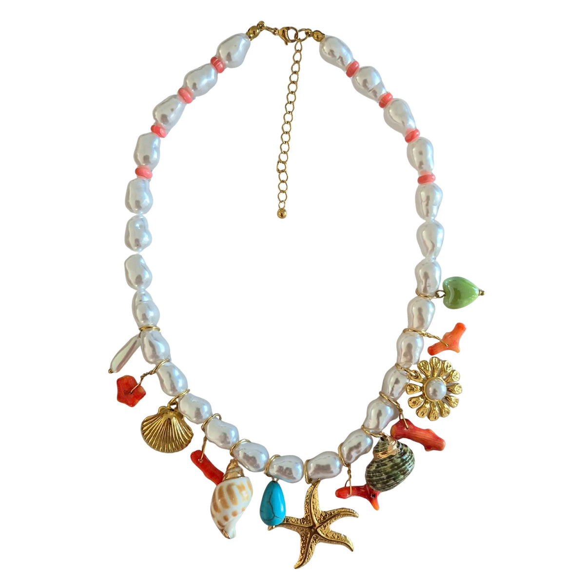 ZODA | Pearl charm Necklace