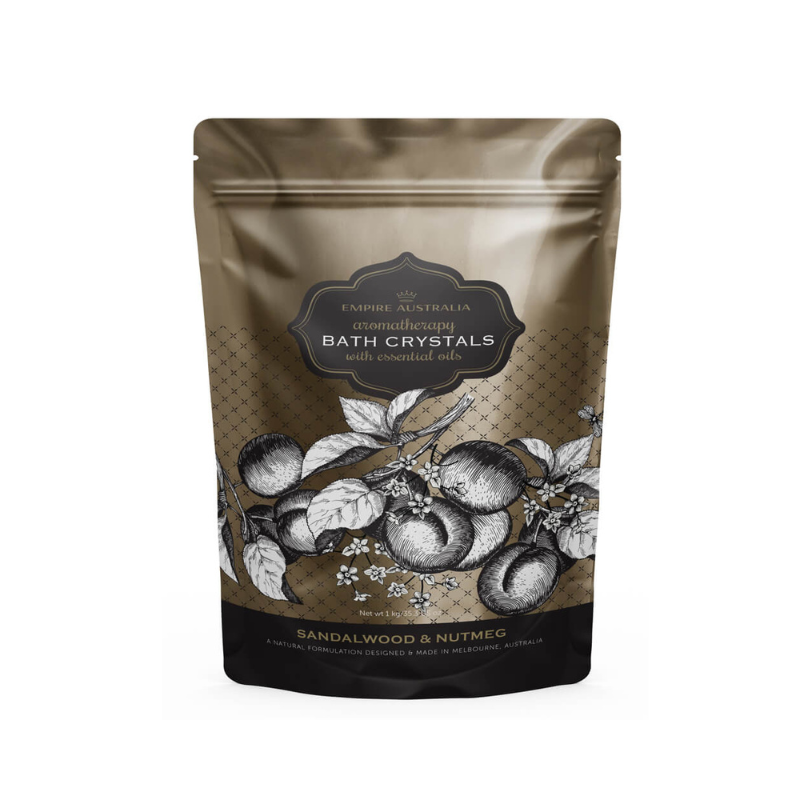 Empire Australia Botanicals Sandalwood & Nutmeg Bath Crystals 1 Kg