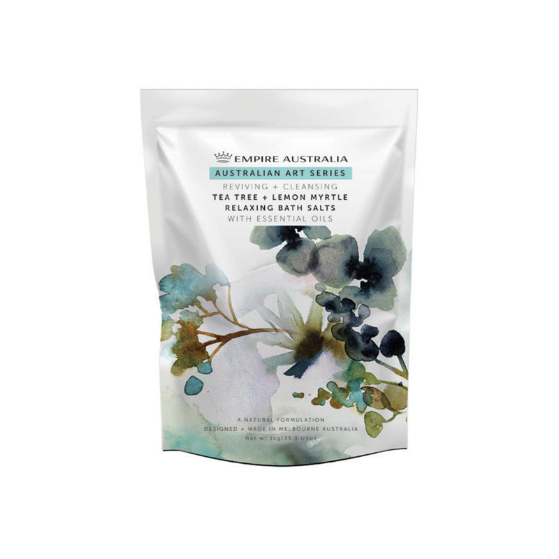 Art Series Teatree and Lemon Myrtle Bath Salts 1kg