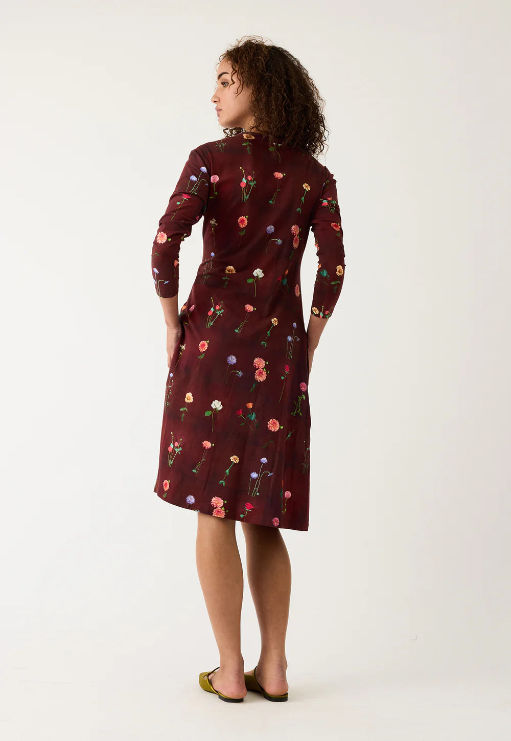 Elena Dress - Bloom Tile