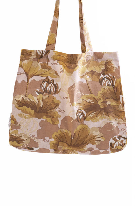 Waterlily Tote bag Clay