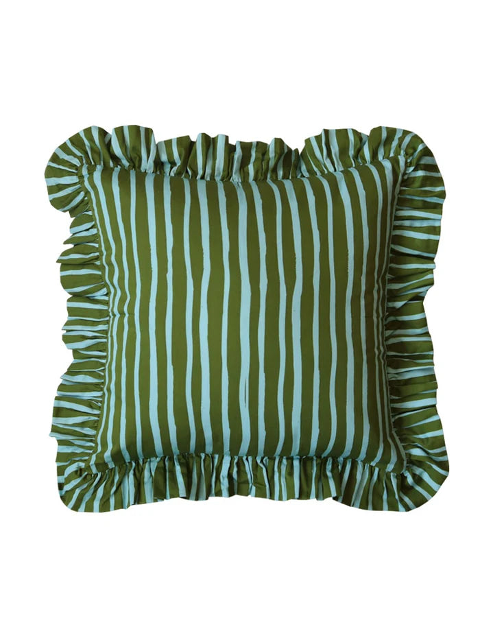 MOSEY ME | Strokes Ruffle Cushion
